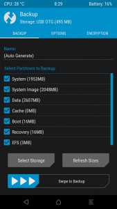 TWRP full Android backup